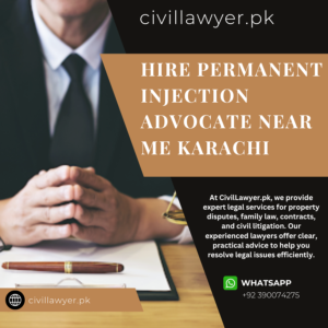 Hire Permanent Injection Advocate Near Me Karachi